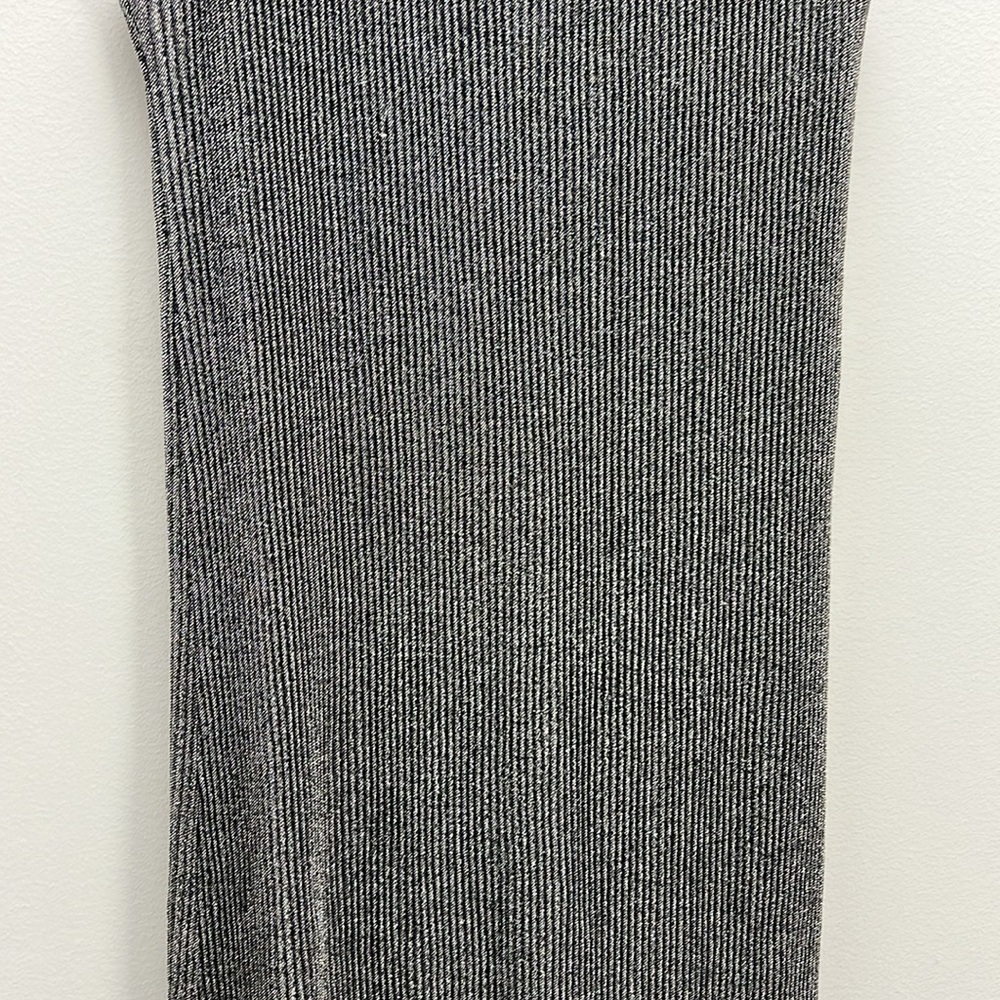 Vintage Ruth Walter Maxi Dress Black Silver Metallic Mock Neck Formal Stretchy - Picture 4 of 9